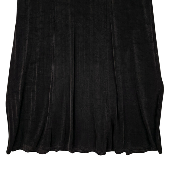 Vtg Joseph Ribkoff Maxi Dress 14 Womens Metallic Gold Cheetahs‎ Leopards Black - Picture 10 of 12